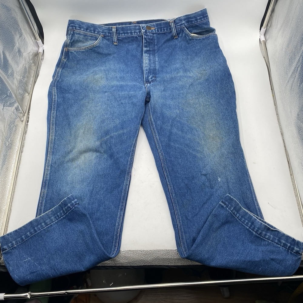 VTG 70s Wrangler 945 Mens Jeans 40x30 Denim Bootcut‎ Cowboy Western VGC